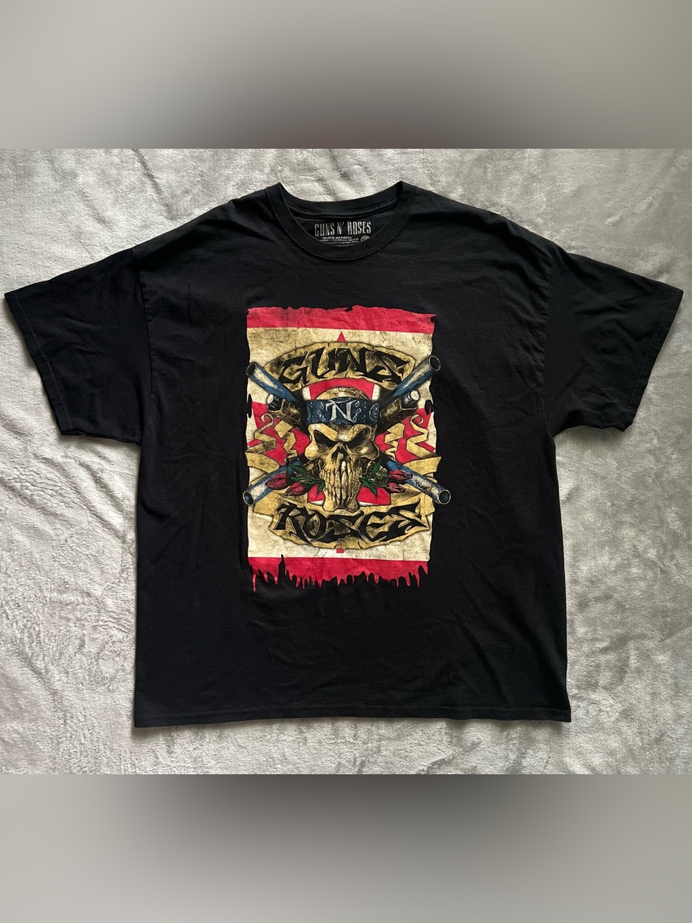 Guns N’ Roses Not in This Lifetime World Tour 2017 Canada T-Shirt Black XXL